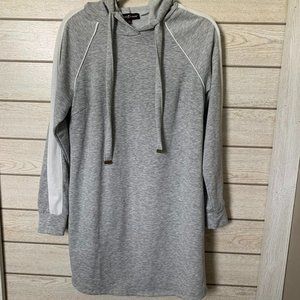 Almost Famous Drawstring Hoodie Dress